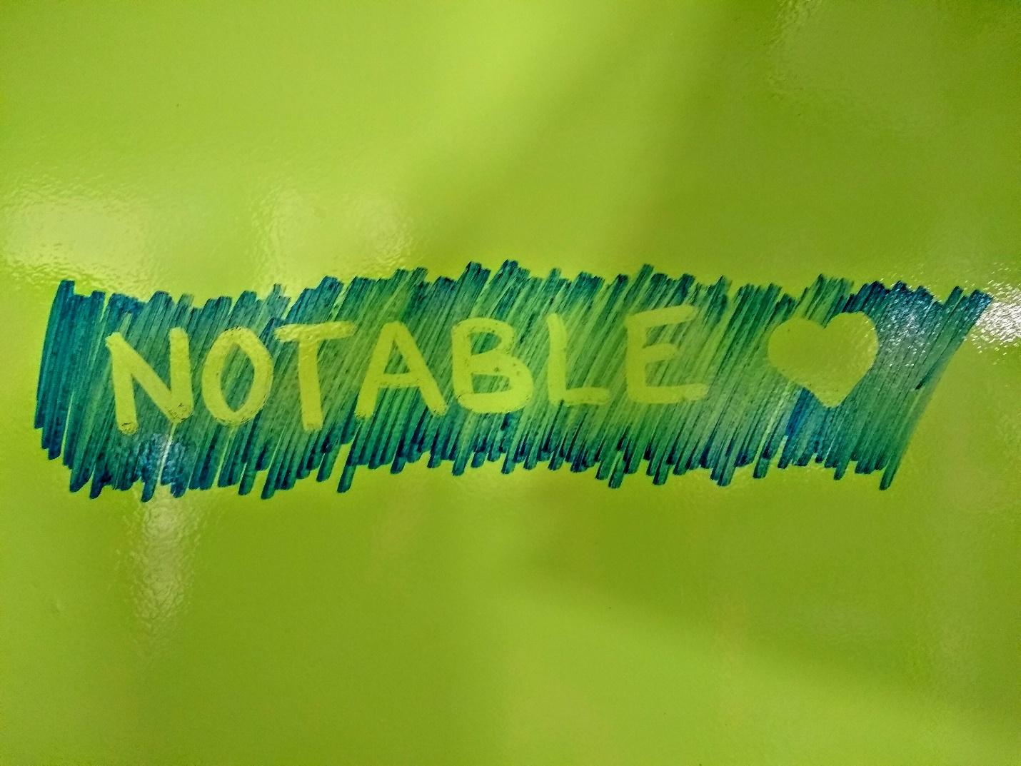 Great Ideas Can Surface Anywhere! Benjamin Moore Notable Dry Erase