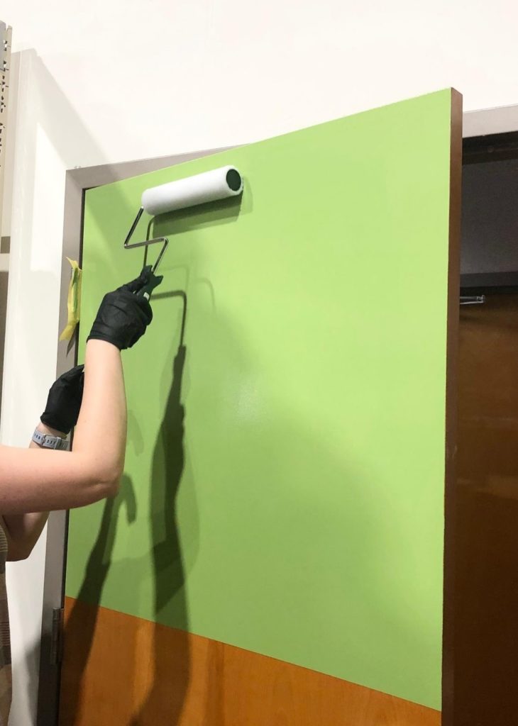 Great Ideas Can Surface Anywhere! Benjamin Moore Notable Dry Erase Paint, brought to you by