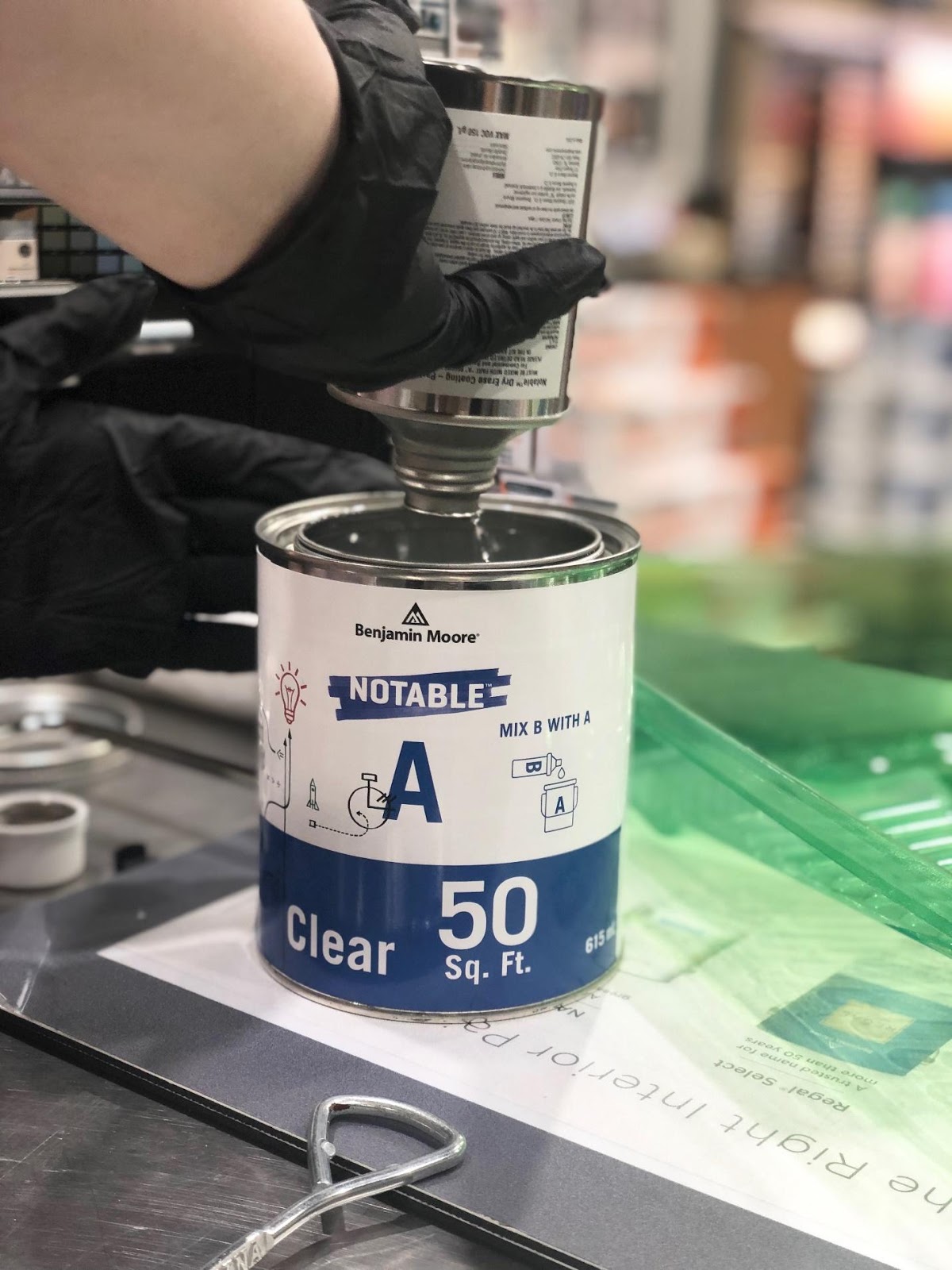 Great Ideas Can Surface Anywhere! Benjamin Moore Notable Dry Erase