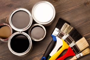 columbia paint company paint brushes trim cabinets detail work